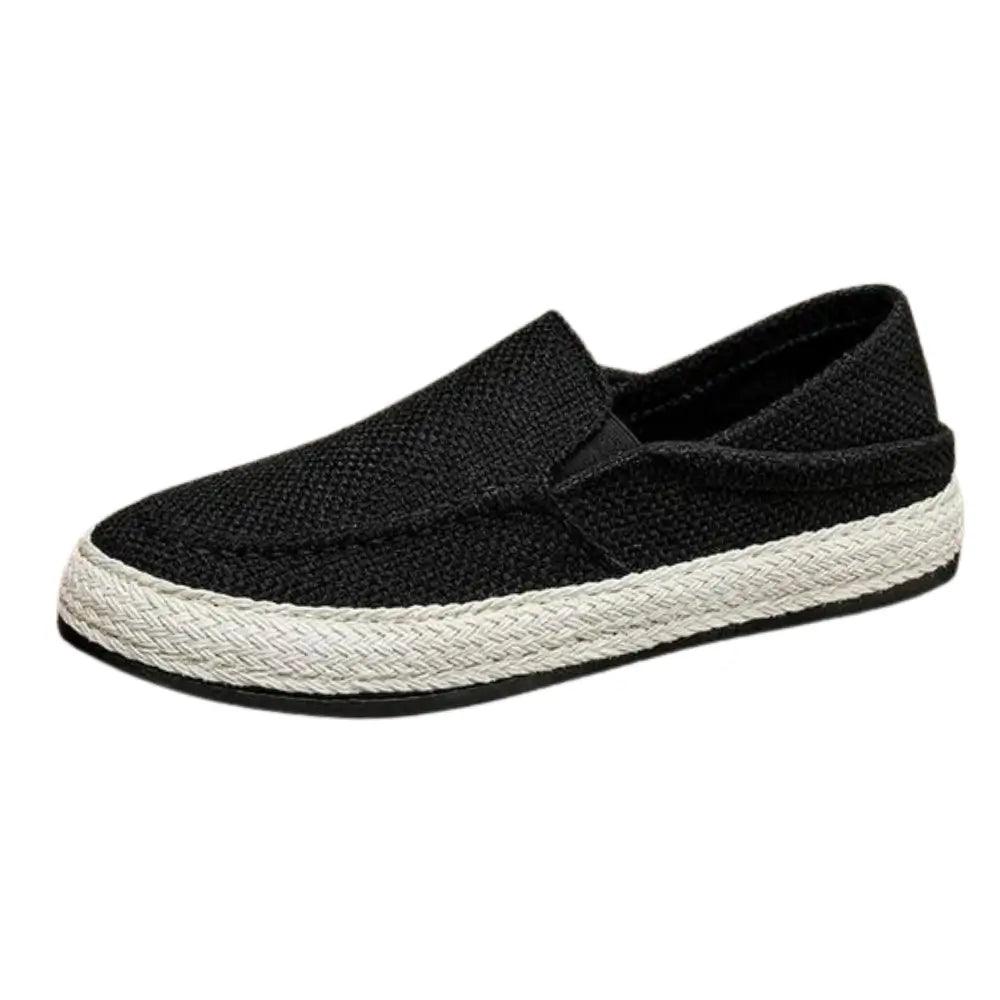 Mocassim Slip-On Masculino em Linho Luca